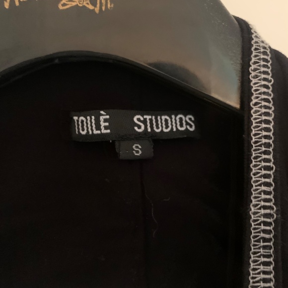 NEW Toile Studios Prefix Dress Black Size S - Picture 5 of 5